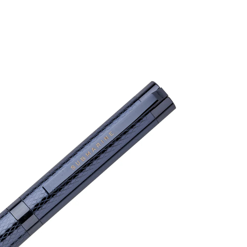 Submarine 1011 Blue Plated Roller Pen Premium Writing Pen