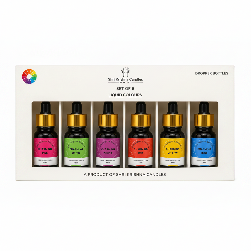Candle Dye Liquid Colors Set - DIY Candle Making Supplies