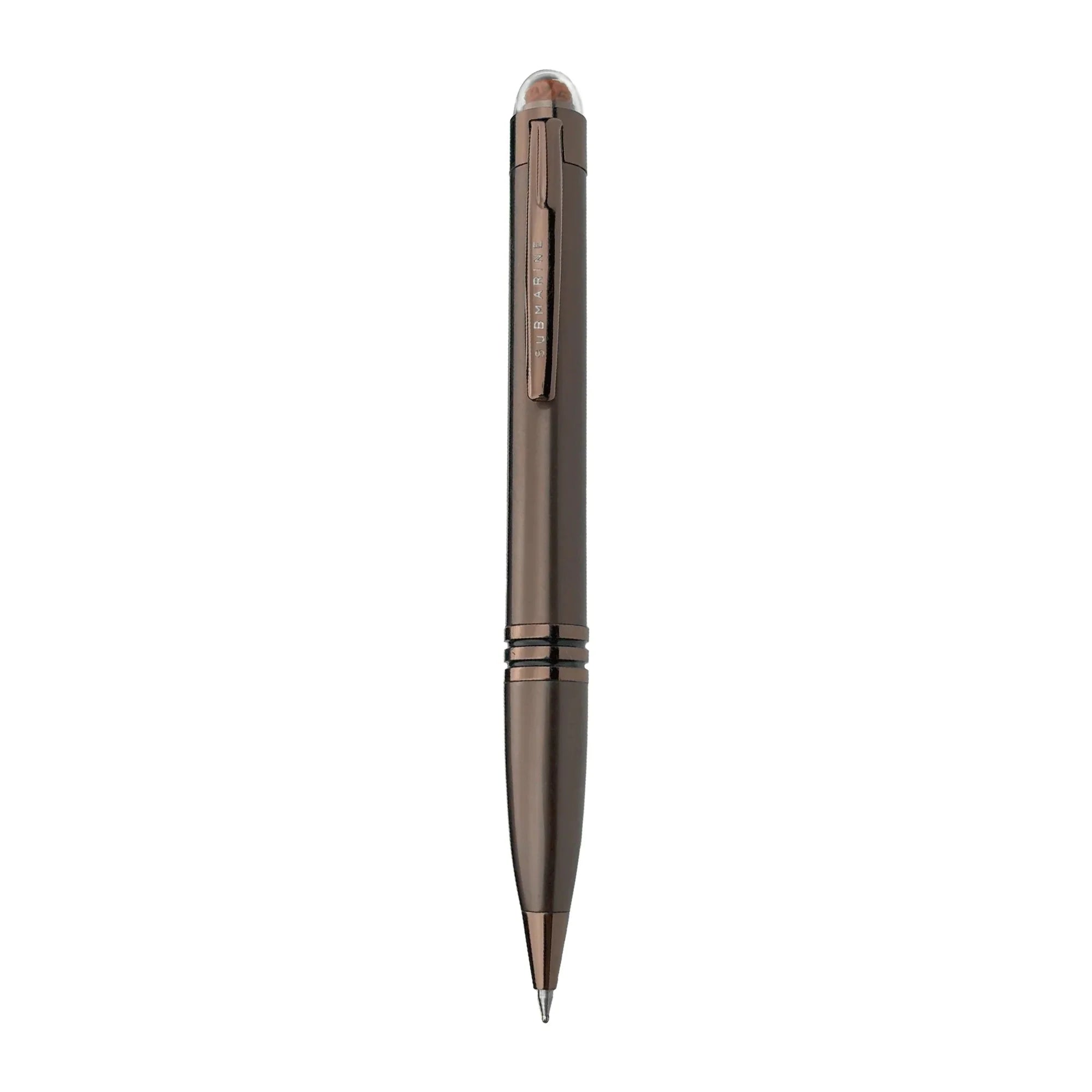 Submarine Rudraksha Coffee Ball Pen Brass Scented Premium Pen