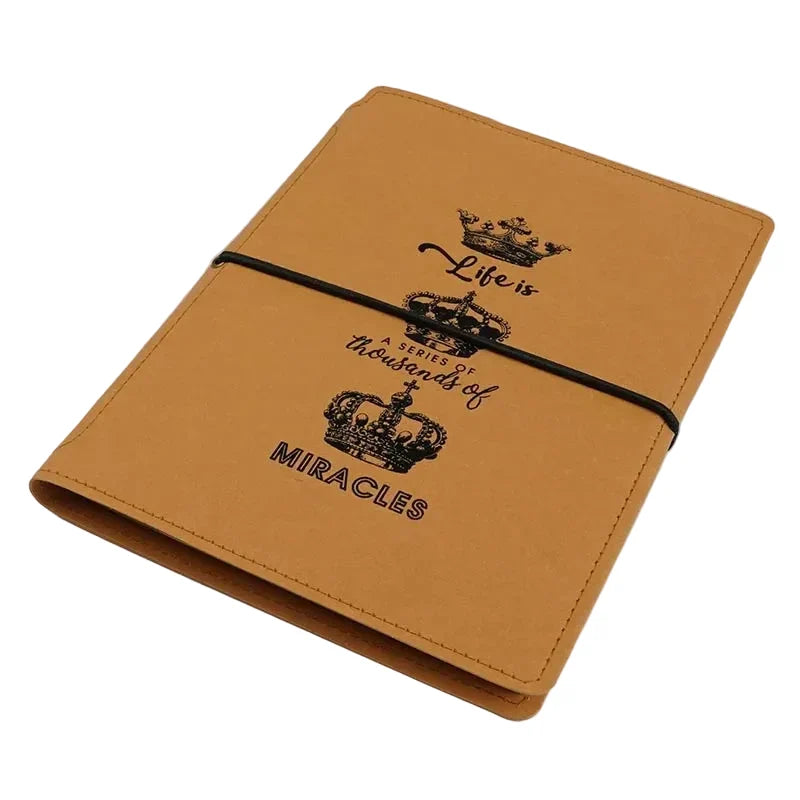 A5 Diary with Dot Grid & Blank Pages – Elastic Closure Journal