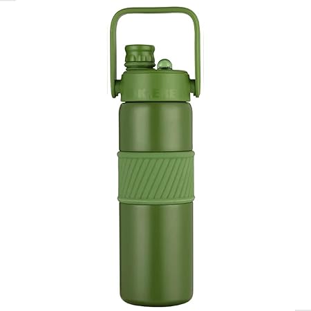 800ml Sports Thermal Bottle with Straw Insulated Hot & Cold Water Bottle