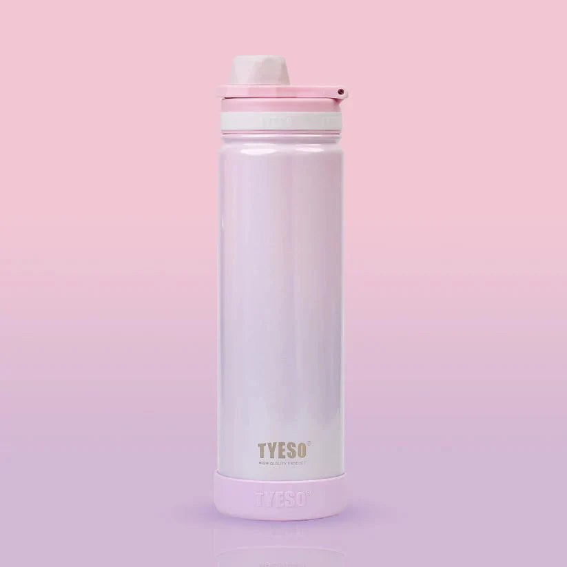 TYESO 750ml Rainbow Insulated Tumbler Stainless Steel Bottle with Handle