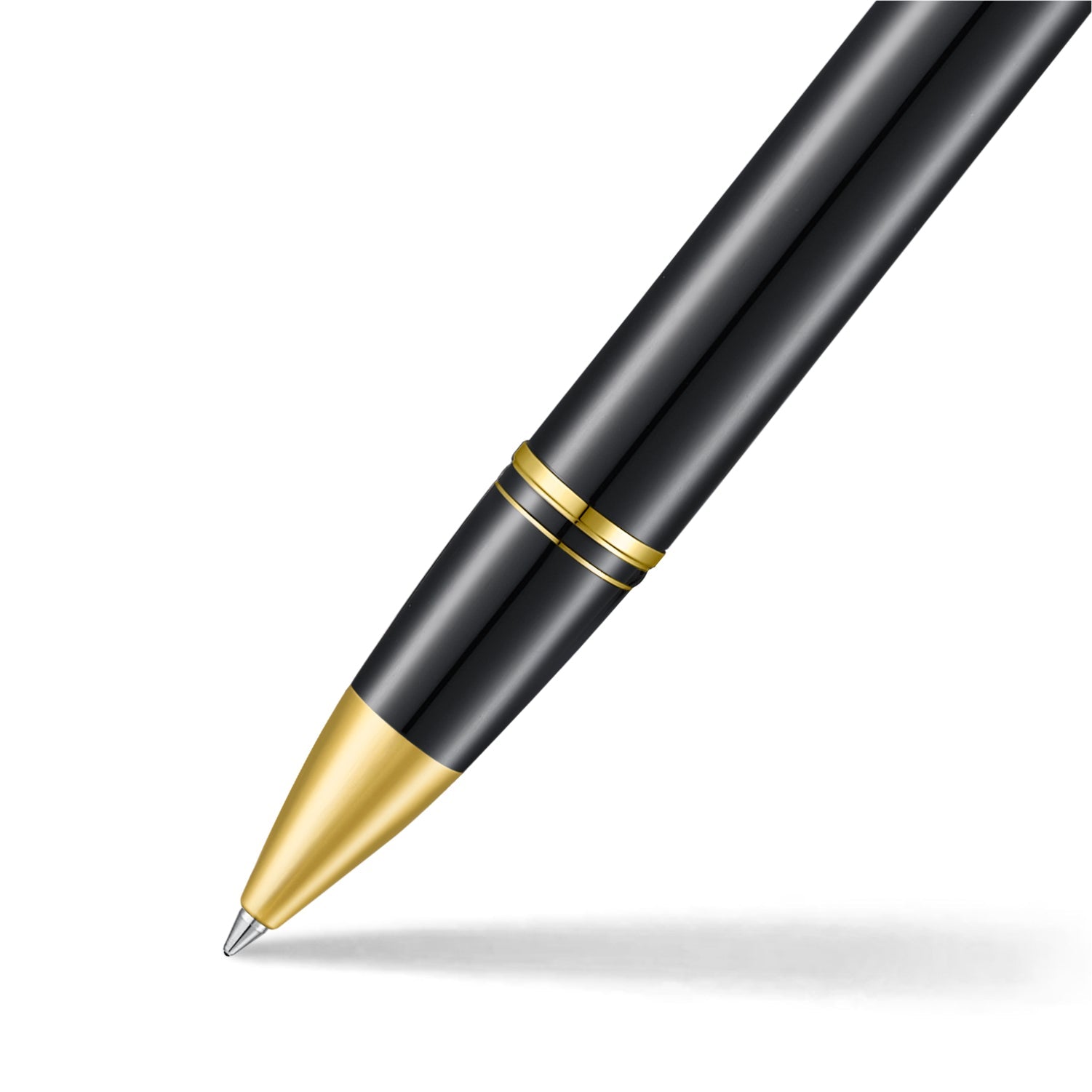 Sheaffer Legacy Rollerball Pen Black Chrome Gold Trim Luxury Pen