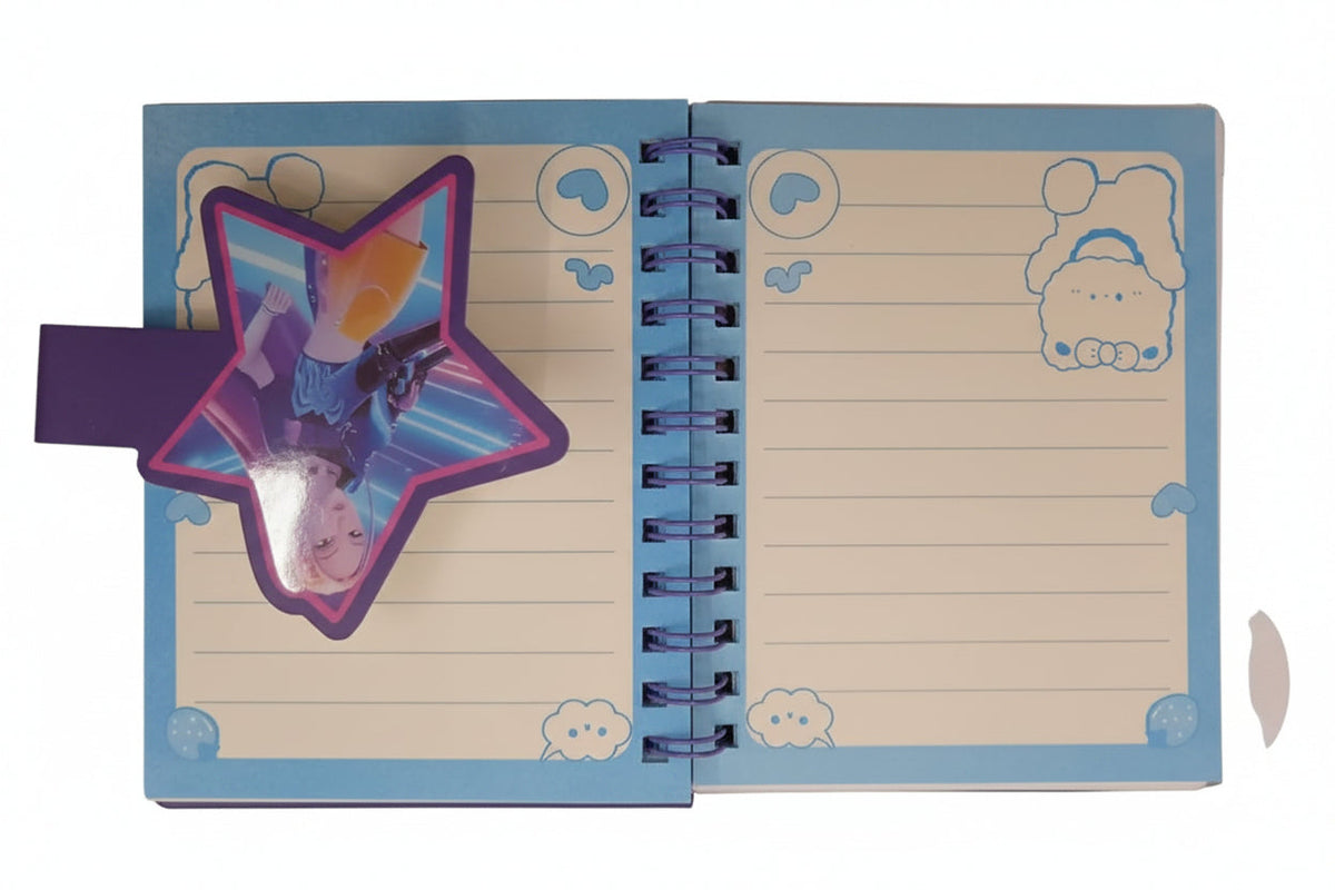 Kpop Demon Hunters Mini Diary with Magnetic Cover