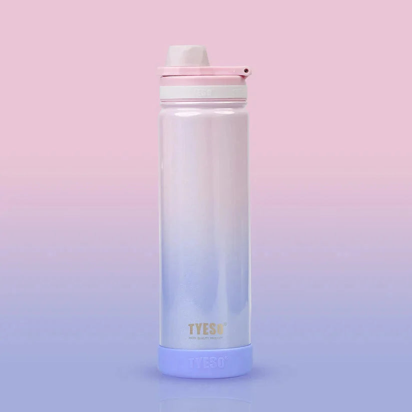 TYESO 600ml Insulated Stainless Steel Bottle With Silicone Base