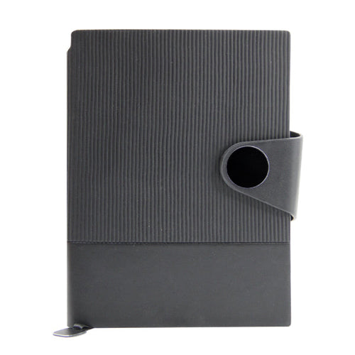 A5 Leather Buckled Diary with Magnetic Closure Office Meeting Notebook