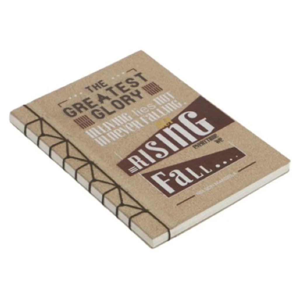 Numic A5 Quote Notebook - Nelson Mandela Ruled & Plain Hardbound Journal