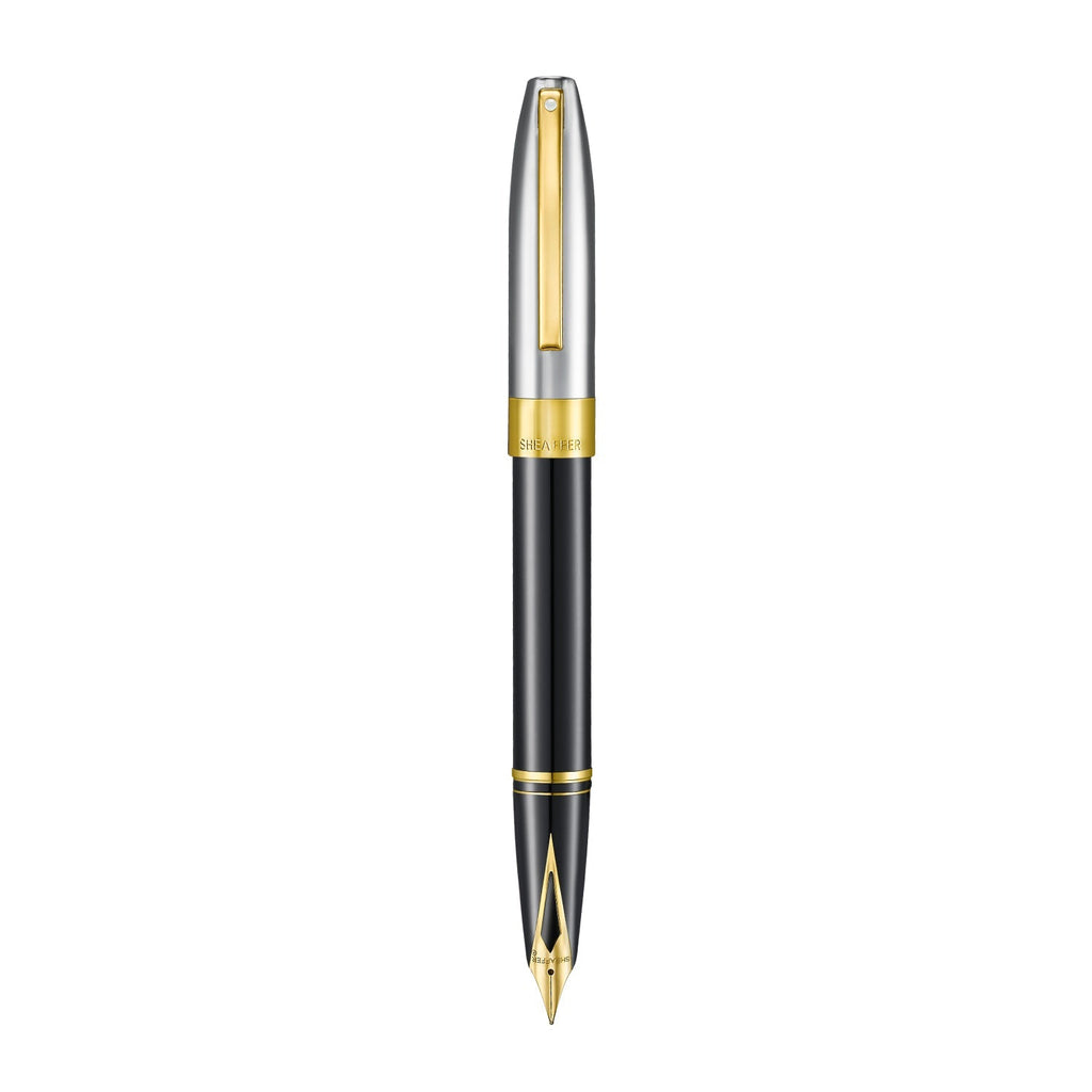 Sheaffer Legacy 9065 Fountain Pen Black Chrome Gold Trim