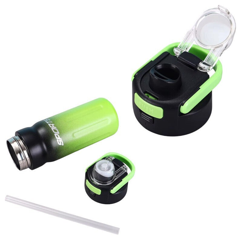 Stainless Steel Insulated Water Bottle with Handle 550ml